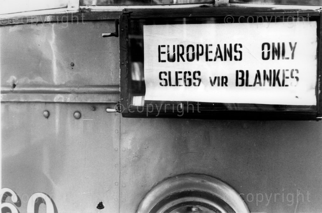 Apartheid Signs.