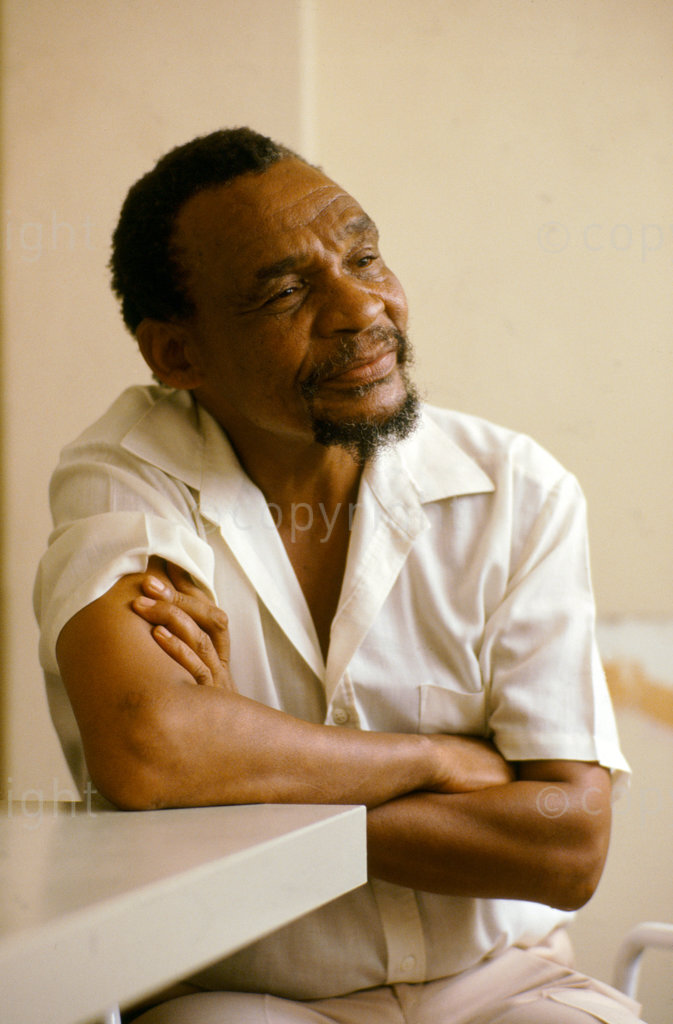 Elijah Barayi, elected President of COSATU at its launch in 1986. (COSATU was officially established on 1 December 1985.)