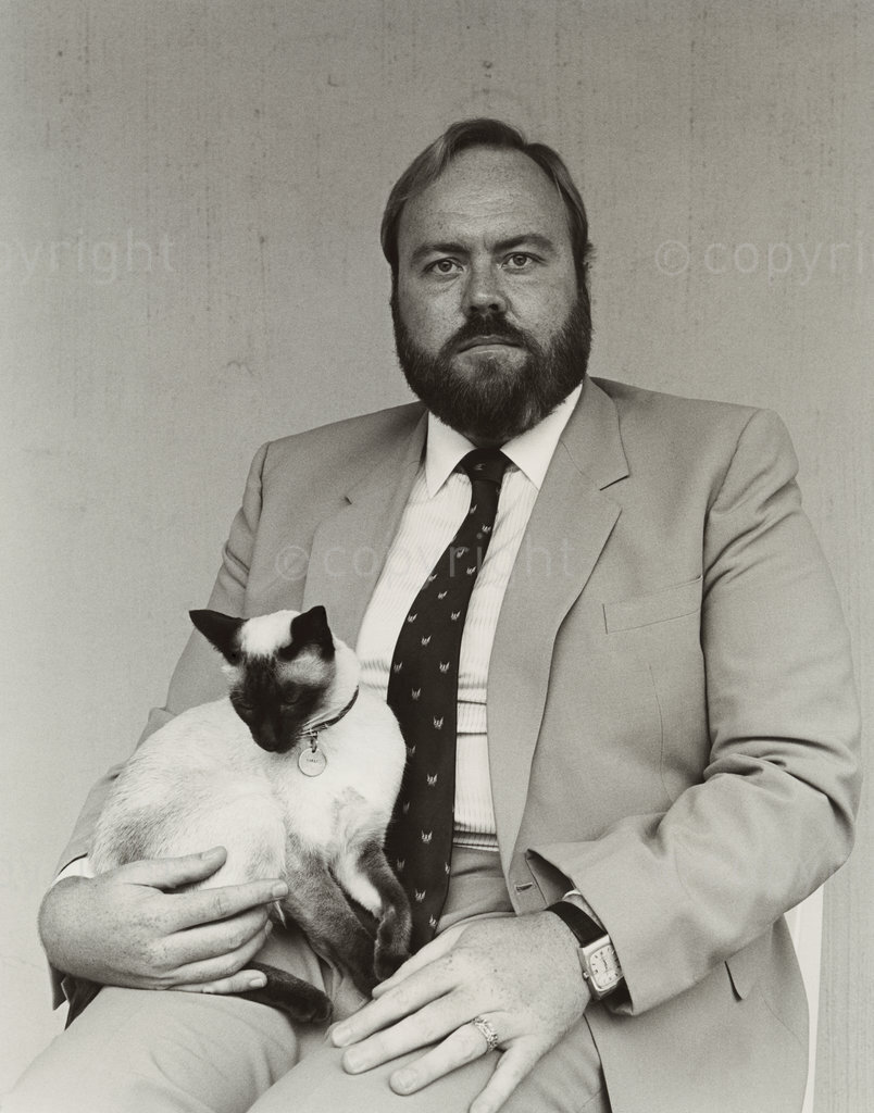 Portrait of Craig Williamson, apartheid spy, in 1984