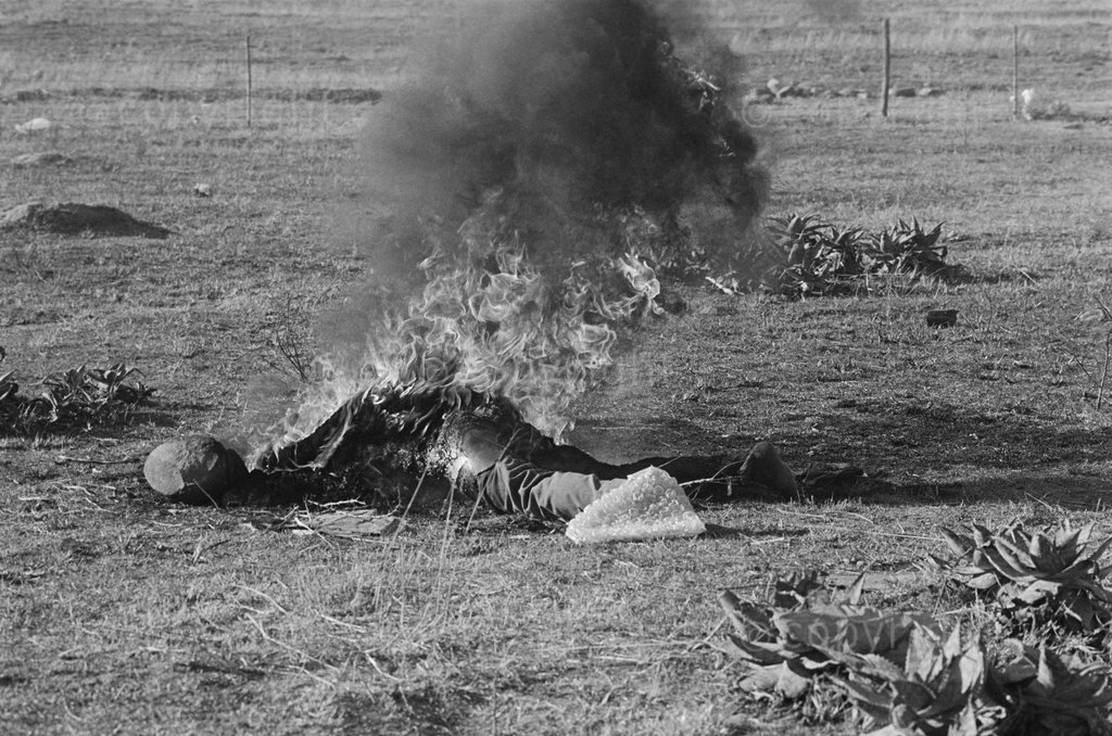 A Ciskei police officer who was killed and burned during the burial of UDF activist Victoria Mxenge in 1985