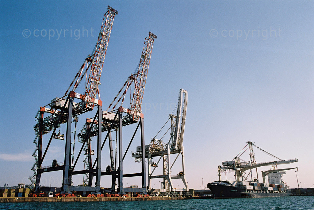container terminal, Durban harbour