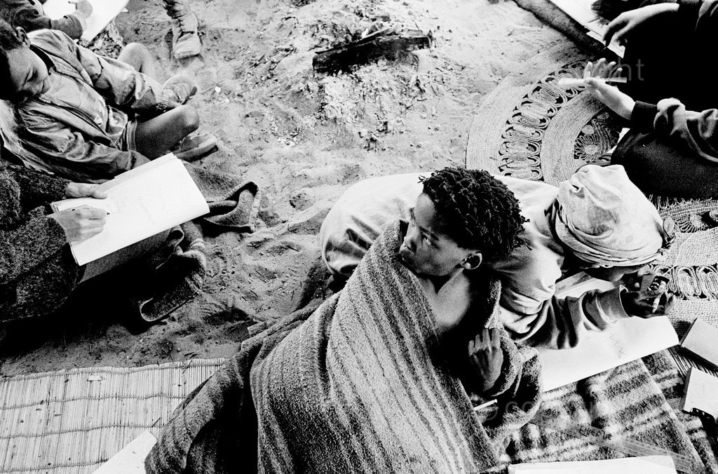 Class in progress, Kagga Kamma, South Africa, 1993