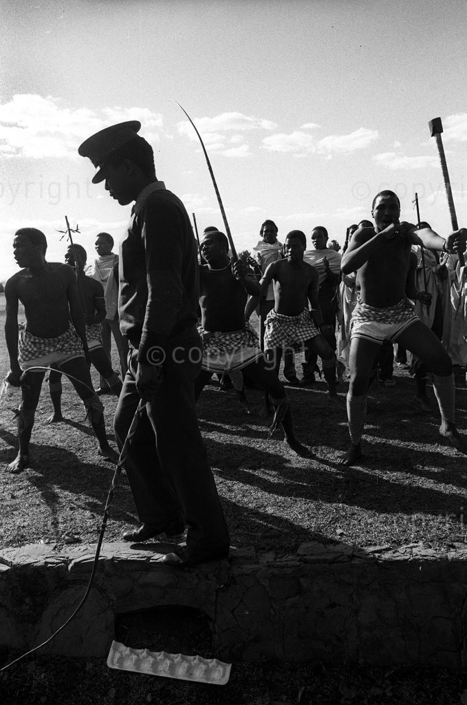 traditional dancing at the west rand mine