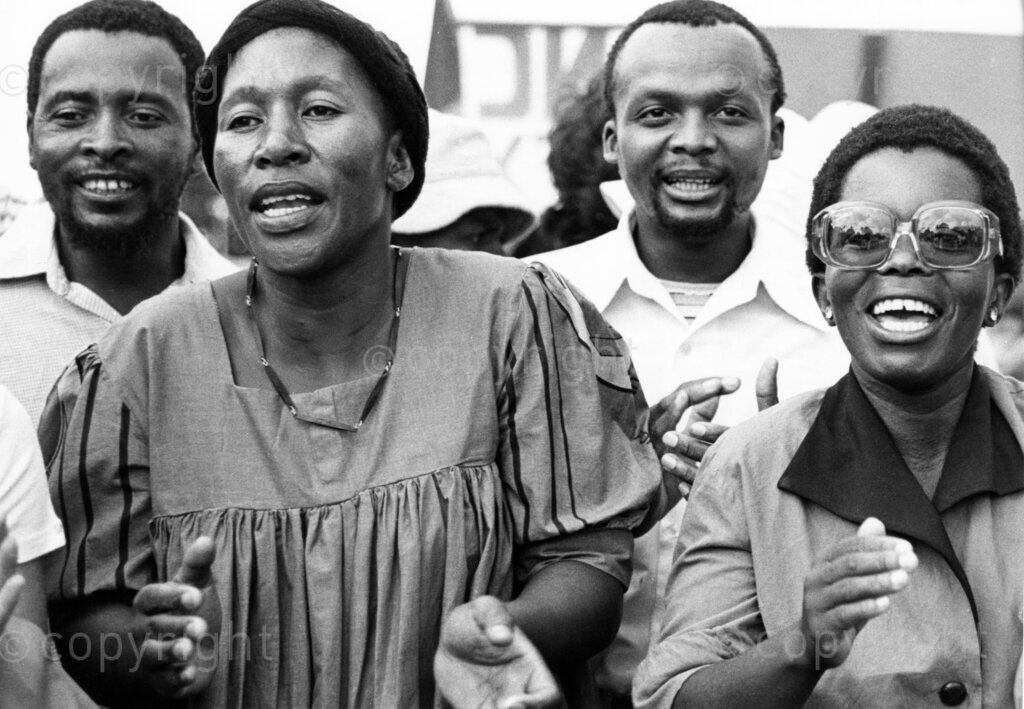 Mazimbu/Dakawa, Morogoro, Tanzania, Late 1970’s - 1980’s. PHOTO: ANC Archives.

People of the Mazimbu community, Tanzania.