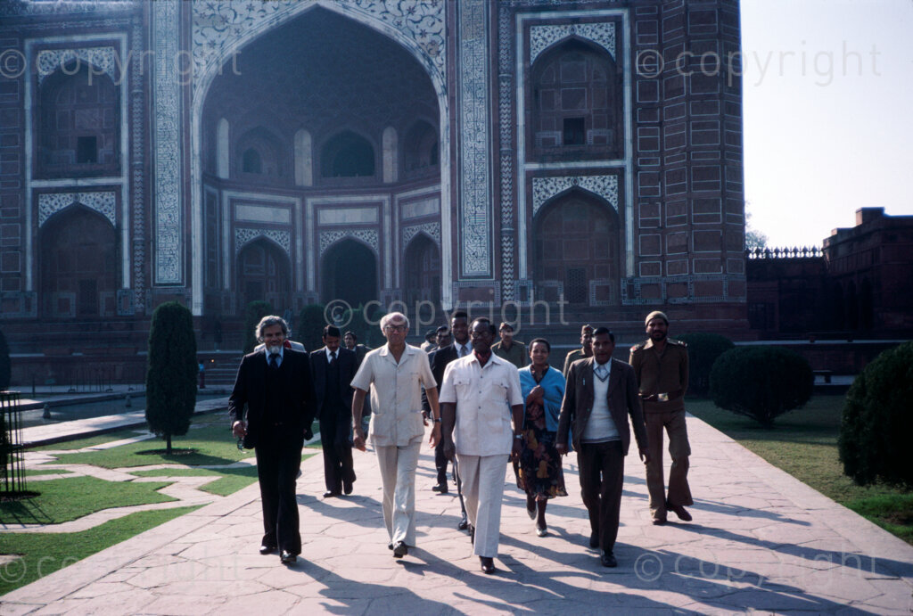 India, Date Unknown. PHOTO: ANC Archives.

President OR Tambo is highly respected in the ranks of the African National Congress (ANC) for keeping the banner of the oppressed Black South Africans high on the international comminty agenda. The voice of the oppressed South African was heard through the voice of OR Tambo as he continued to march under the banner of the African National Congress.