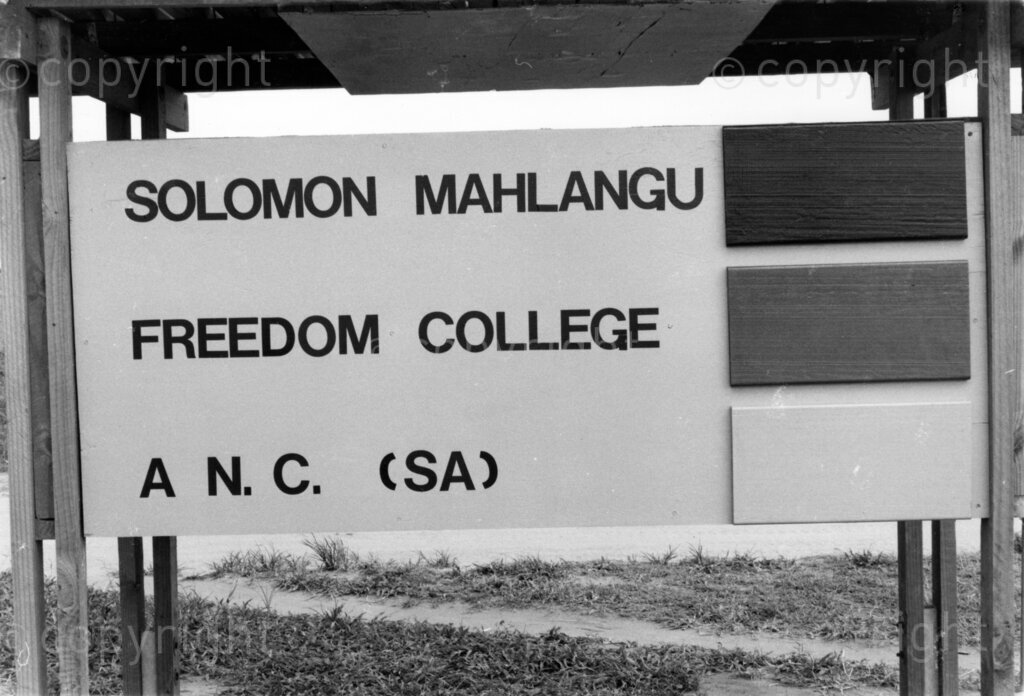 SOMAFCO, Morogoro, Mazimbu, Tanzania, Late 1970’s - 1980’s.PHOTO: ANC Archives.

Solomon Mahlangu Freedom College (SOMAFCO) in Tanzania