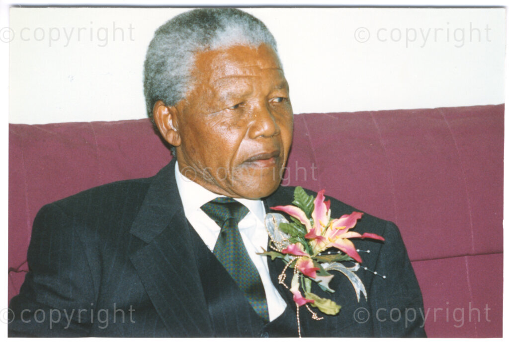 Parktonian Hotel, Johannesburg, Transvaal, South Africa, 19940309. PHOTO: ANC Archives.

The President of the African National Congress (ANC), Nelson Mandela, takes a quiet moment to relax on his own at an ANC voter education fund-raising dinner hosted by the Taiwanese community in South Africa on the 9 March 1994. Leading up to the 1994 elections in South Africa, Taiwan embarked on a public relations campaign in efforts to improve relations with the ANC, providing financial support to the ANC's election campaign. South Africa's diplomatic ties with Taiwan (The Republic of China) ended in 1998 however when Nelson Mandela, as President of South Africa, recognized the People's Republic of China.