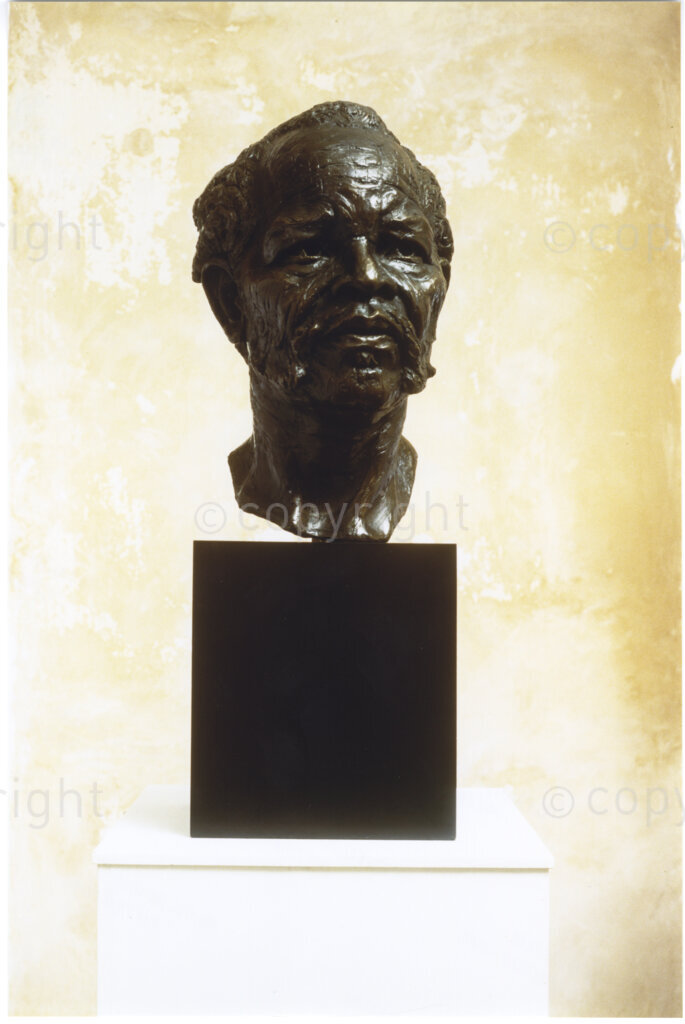 Haringey , London, England, United Kingdom, Date Unknown. PHOTO: ANC Archives.

A bronze bust of former African National Congress (ANC) President and anti-apartheid activist, Oliver Tambo by sculptor and socialist, Ian Walters; known for his work relating to peace, justice and human rights. Walters also produced busts of Former President Nelson Mandela, and the anti-apartheid churchman Trevor Huddleston for the ANC.