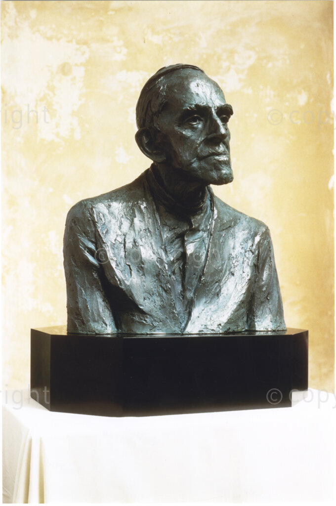 Haringey , London, England, United Kingdom, Date Unknown. PHOTO: ANC Archives.

A bronze bust of anti-apartheid activist and churchman, Archbishop Trevor Huddleston by sculptor Ian Walters; known for his work relating to peace, justice and human rights. The original bust is housed in South Africa House, in Trafalgar Square, London. A copy of the original sculpture is situated at the shopping precinct of High and Silver Streets in Bedford, England.