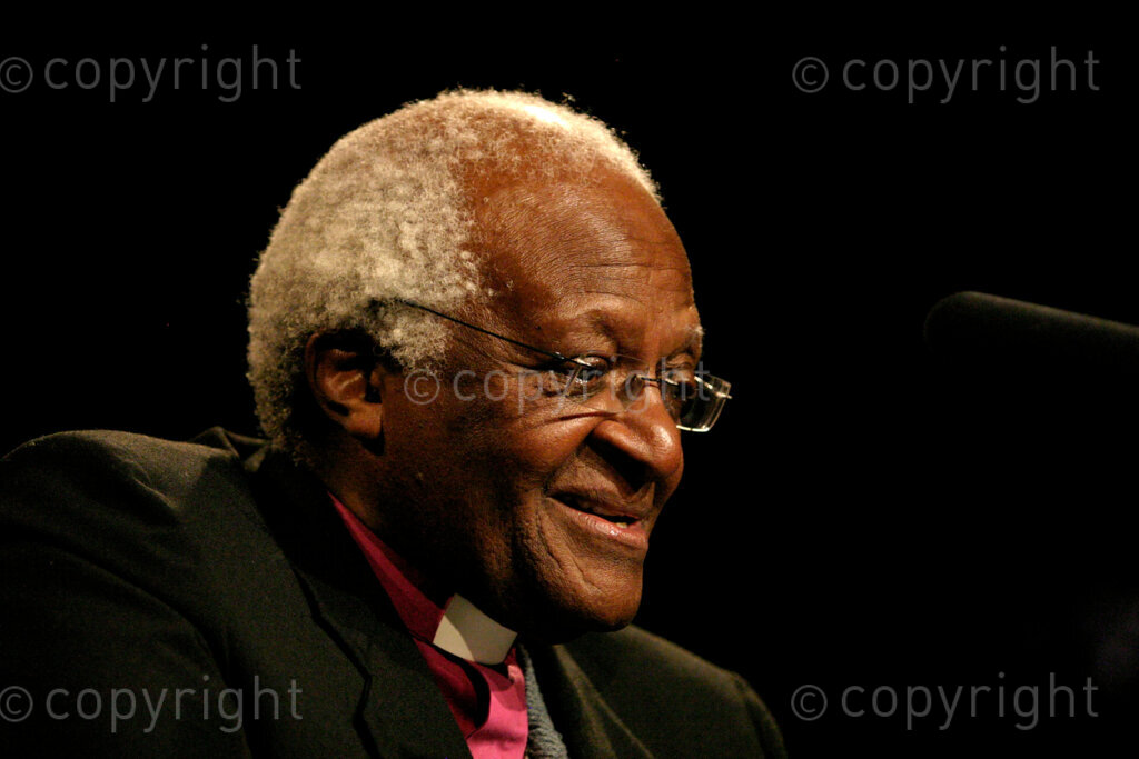 Desmond Tutu (chairperson) during the announcement of the new group called 'The Elders' held on 18/07/07 at the Constitutional Hill in Braamfontein, Johannesburg in Gauteng, South Africa. Photo: Oupa Nkosi
