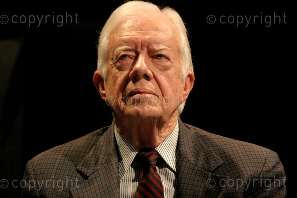 Jimmy Carter (member) during the announcement of the new group called 'The Elders' held on 18/07/07 at the Constitutional Hill in Braamfontein, Johannesburg in Gauteng, South Africa. Photo: Oupa Nkosi