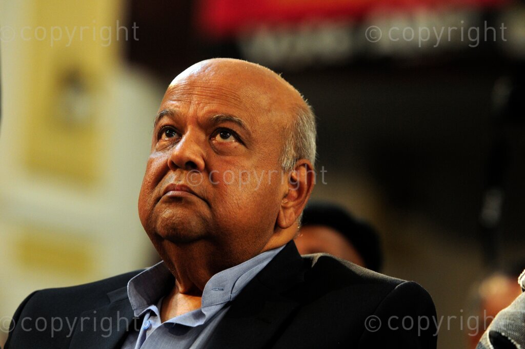 1 April 2017 - Former minister of finance Pravin Gordhan during the memorial service of the late stalwart Ahmed Kathrada at the Johannesburg City Hall. Kathrada was buried on wednesday morning. The ANC government called off the official memorial service of Ahmed Kathrada but the family together with the SACP went ahead with the service at the packed City Hall. 

Photo Credit:  Thulani Mbele / Arena Holdings / african.pictures