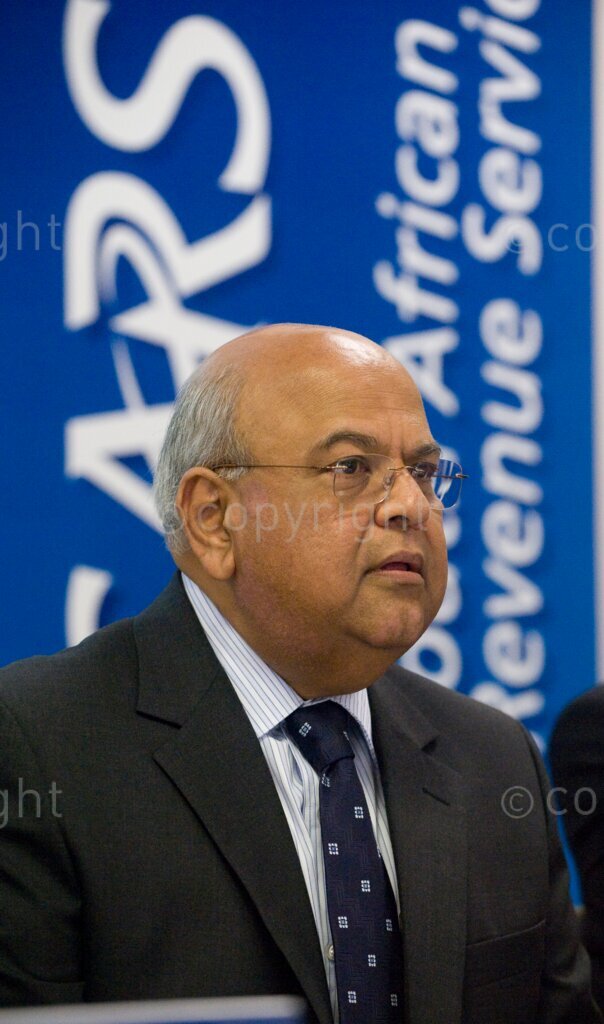 30 October 2009 - Min of Finance Pravin Gordhan addresses the Media at a SARS presser in JHB today.
Photo credit: Martin Rhodes / Business Day / Arena Holdings / african.pictures