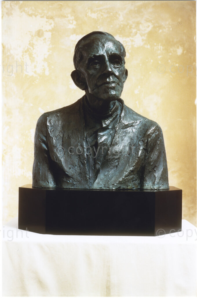 Haringey , London, England, United Kingdom, Date Unknown. PHOTO: ANC Archives.

A bronze bust of anti-apartheid activist and churchman, Archbishop Trevor Huddleston by sculptor Ian Walters; known for his work relating to peace, justice and human rights. The original bust is housed in South Africa House, in Trafalgar Square, London. A copy of the original sculpture is situated at the shopping precinct of High and Silver Streets in Bedford, England.