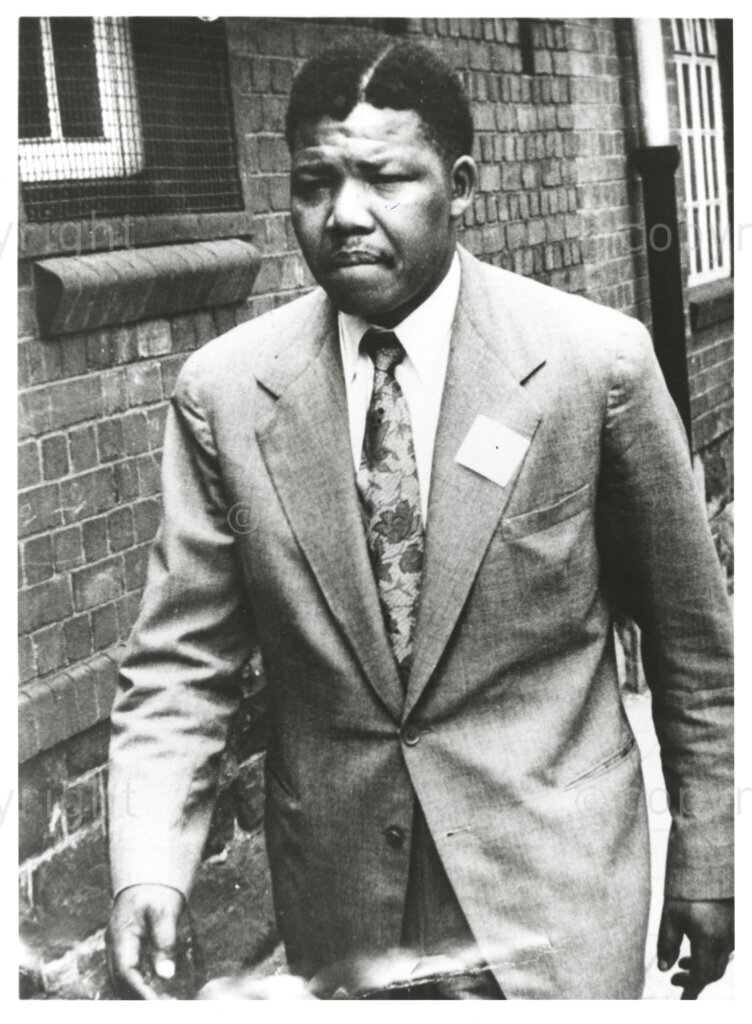 Location Unknown, 1961, PHOTO: Ian Berry / ANC Archives: Nelson Mandela during Treason Trial. Nelson Mandela was a lawyer, anti-apartheid activist, banned person, ANC member, SACP member, MK Commander in Chief, 1956 Treason Trialist, Robben Island prisoner, Nobel Peace Prize winner and first elected President of a democratic South Africa.