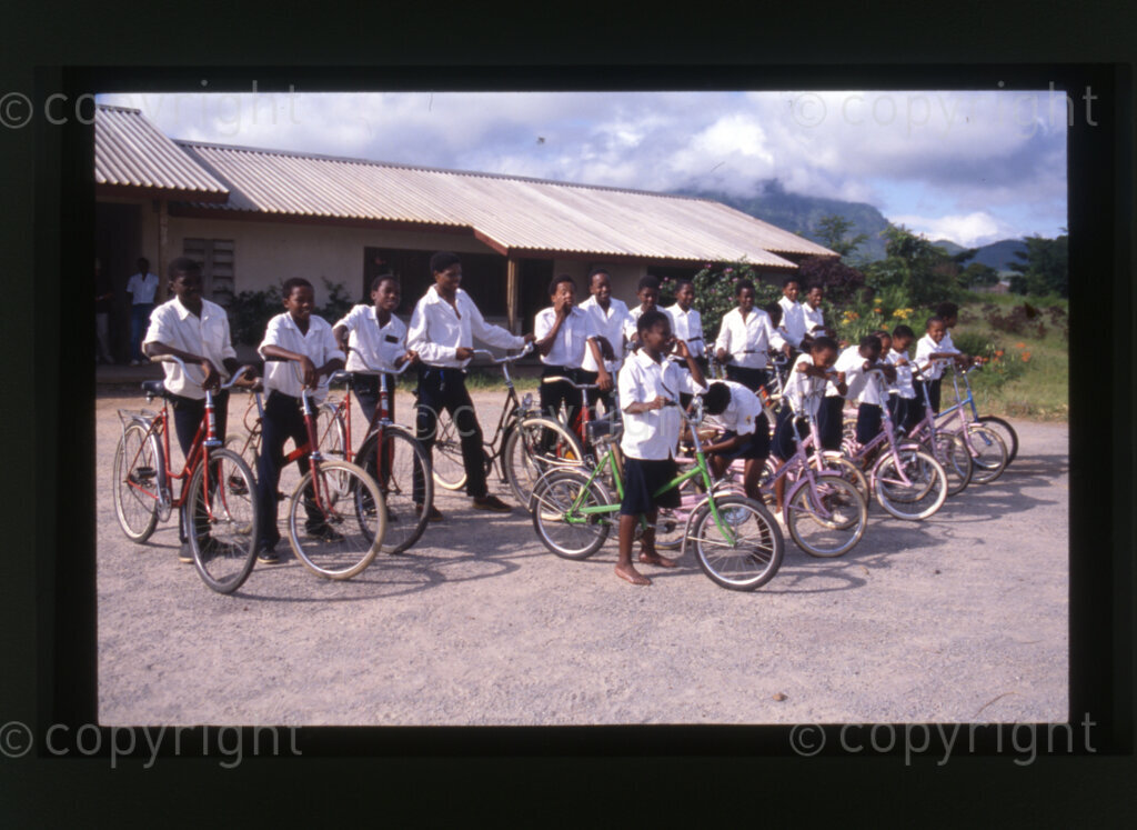 Bikes for the primary school pupils, Mazimbu (SOMAFCO), Tanzania, 1990