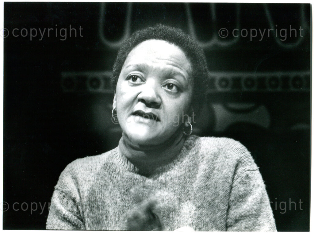 Barbara Masekela; Amsterdam, April 1984. Photographer: Inge Goijaerts.