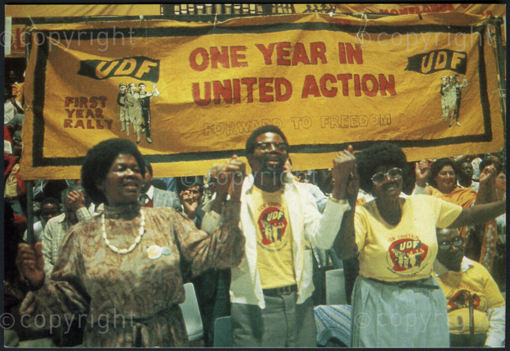 UDF

FIRST YEAR RALLY

ONE YEAR IN UNITED ACTION
FORWARD TO FREEDOM