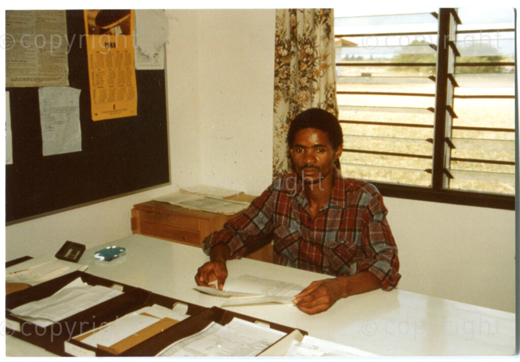 Tents as temporary housing for newly arrived people in the ANC Development Project Dakawa in Tanzania, probably 1988. Photographer unknown.