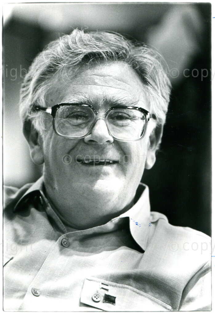 Joe Slovo (ANC, MK and SACP leader); Harare, September 1987. Photographer: Pieter Boersma.