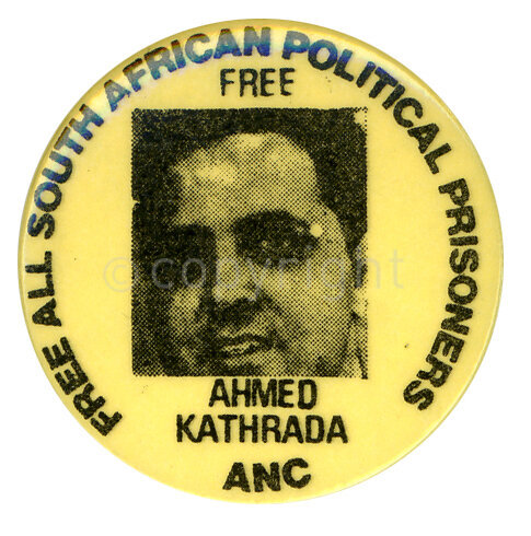 Button

Free Ahmed Kathrada

Free all South African political prisoners

ANC