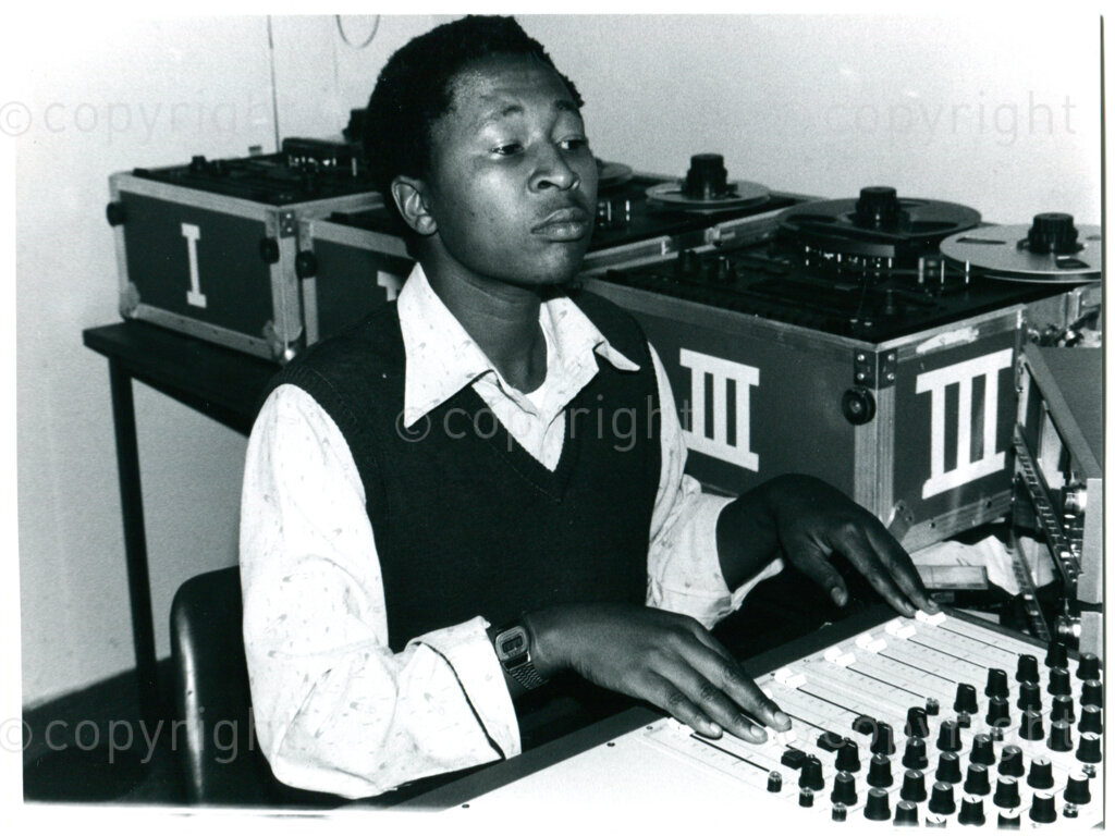 Solly Rasebotse (Radio Freedom worker); Addis Ababa, June 1986. Photographer: Inge Goijaerts.