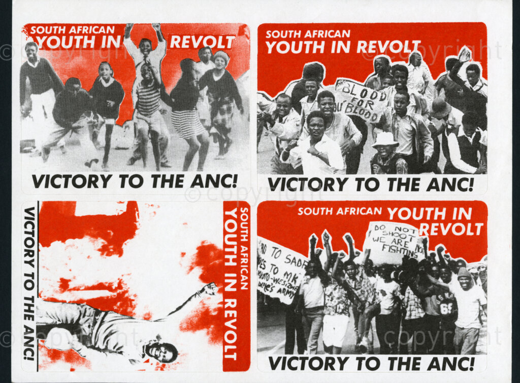 Sticker

SOUTH AFRICAN YOUTH IN REVOLT

VICTORY TO THE ANC!