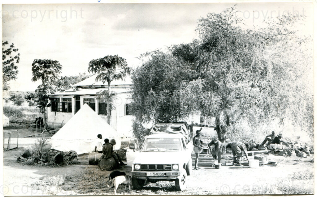 ï»¿ï»¿Living conditions in the early days of the ANC's Dakawa development project in Tanzania, 1982. Photographer unknown.