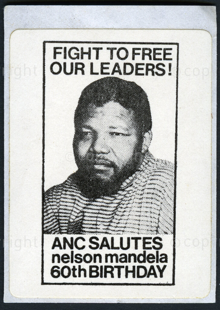 Sticker

Fight to Free our Leaders!

ANC Salutes Nelson Mandela 60th Birthday