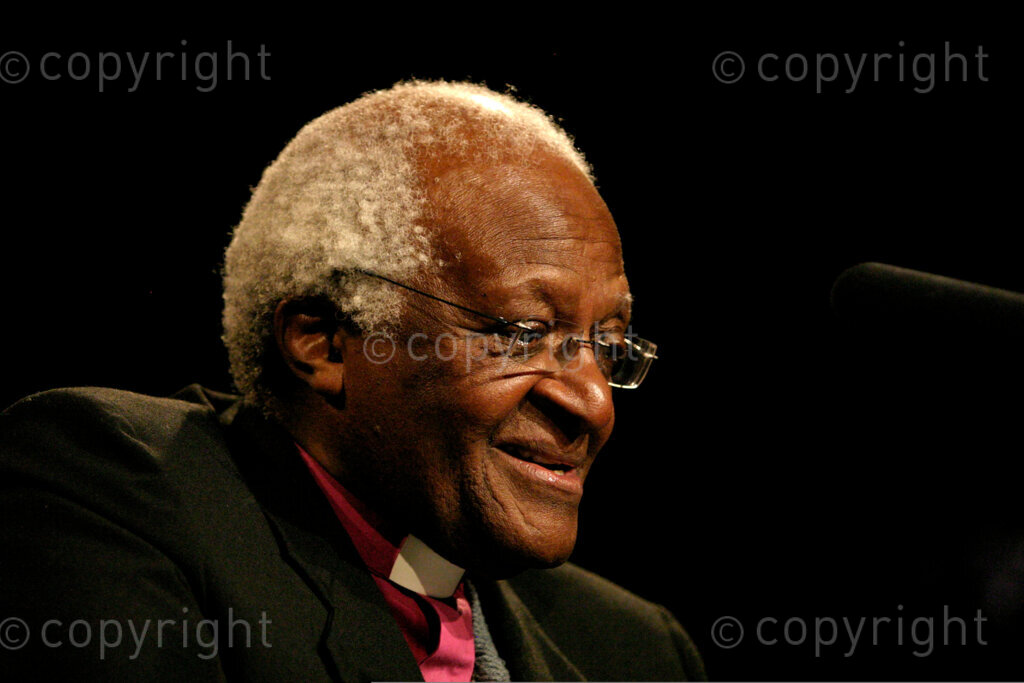 Desmond Tutu (chairperson) during the announcement of the new group called 'The Elders' held on 18/07/07 at the Constitutional Hill in Braamfontein, Johannesburg in Gauteng, South Africa. Photo: Oupa Nkosi