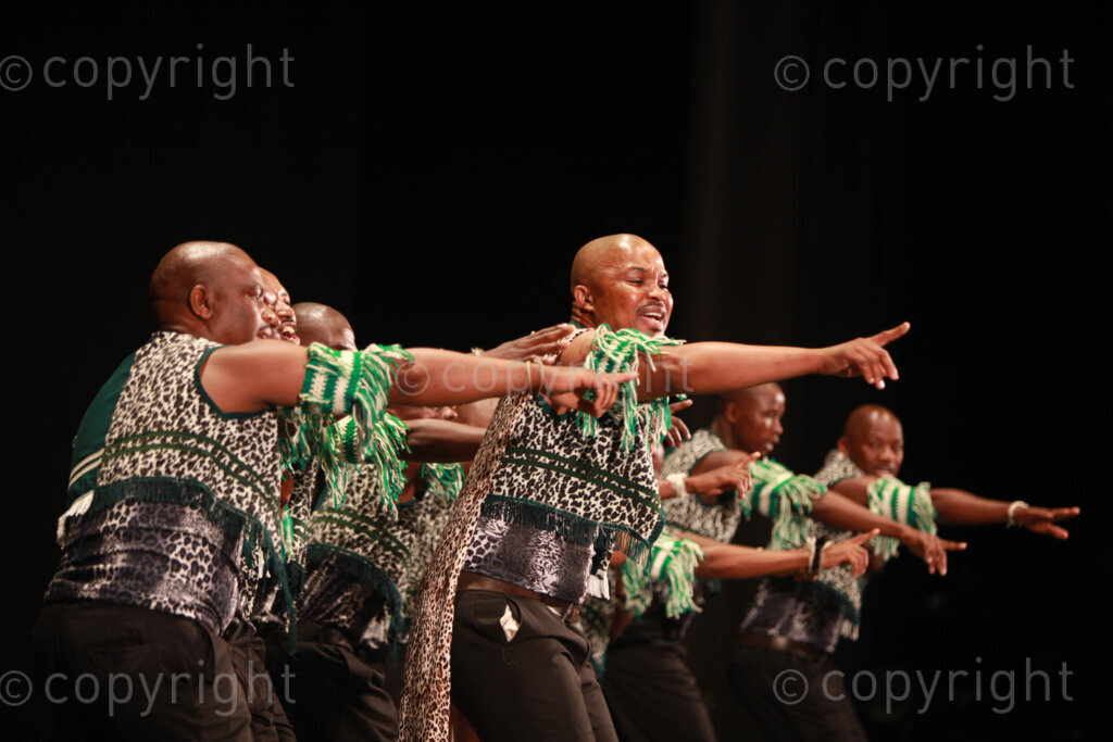 The 23rd Annual Isicathamiya Competion held at the Playhouse Theatre in Durban, KwaZulu-Natal province on 23 Sep 2023. The Zulu a cappella choral style was developed after the first world war, when Zulu men were forced to travel from rural areas to work in coal mines and factories.    Photo: Oupa Nkosi 