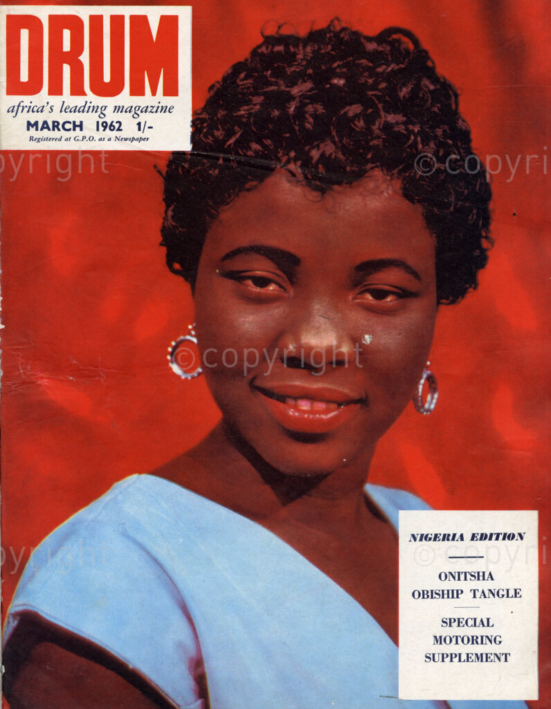 Onitsha Obiship Tangle; Verso: Cover girl Irene Shodeyinde works in a Lagos bank. You can bank on it that this girl combines a soft beauty with a sharp brain.
