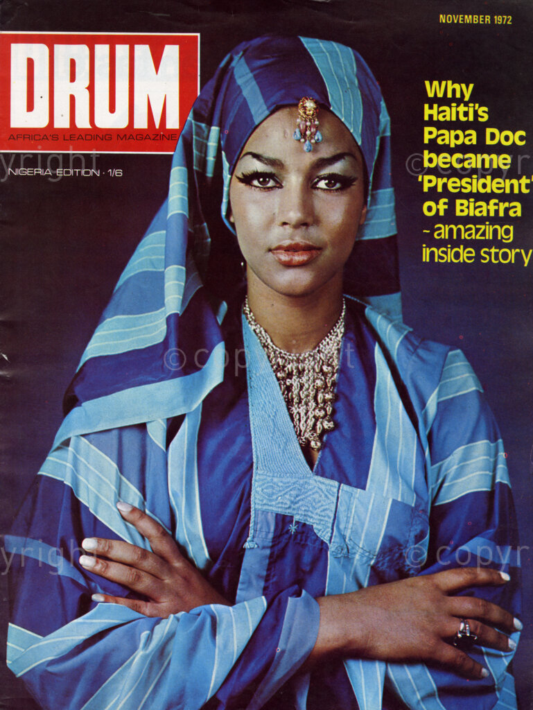Why Haiti's Papa Doc Became 'President' of Biafra; Verso: Cover girl 19-year old, Pauline Peart, born in Sunny Jamaica, she has spent most of her life in England and since leaving school has made rapid progress as an actress and model.
