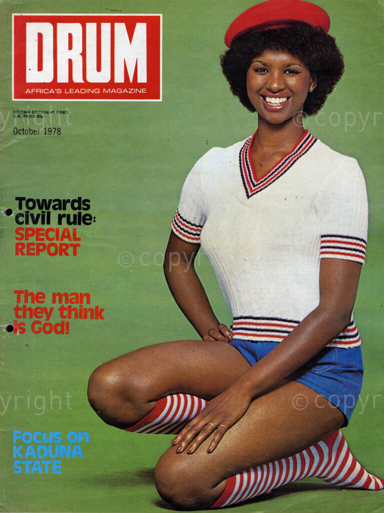 Towards Civil Rule: Special report; The Man They Think Is God; Verso: Cover girl, someone young, smiling and beautiful, she's called Cressida. Which is an ancient classical name and there is something distinctly classical about Cressida, don't you think?