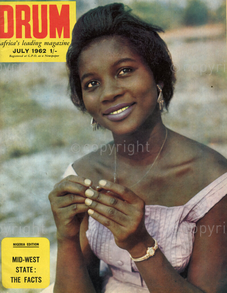 Mid-West State: The Facts Verso: Cover girl Victoria Karikari, Ghana beauty, and she is a pupil ballet dancer from Accra.