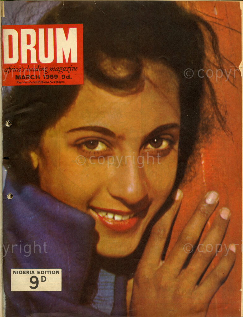 Cover girl Kay Sydow, Cape's top ballet girls.  A teenager this time. Glamorous and unsophisticated.