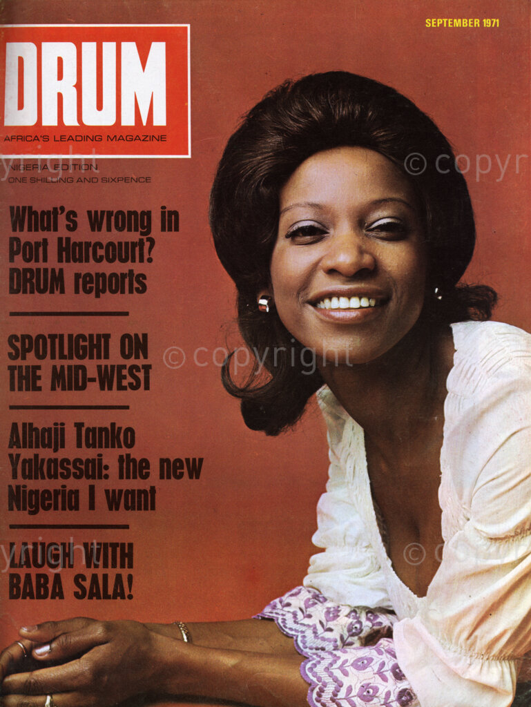 Laugh With Baba Sala! Verso: Cover girl 22-year-old Veronica Pieters, she now lives in Britain after leaving Guyana eight years ago to join her parents. She wanted to be an actress, but when her father said no, instead she would be a top model.