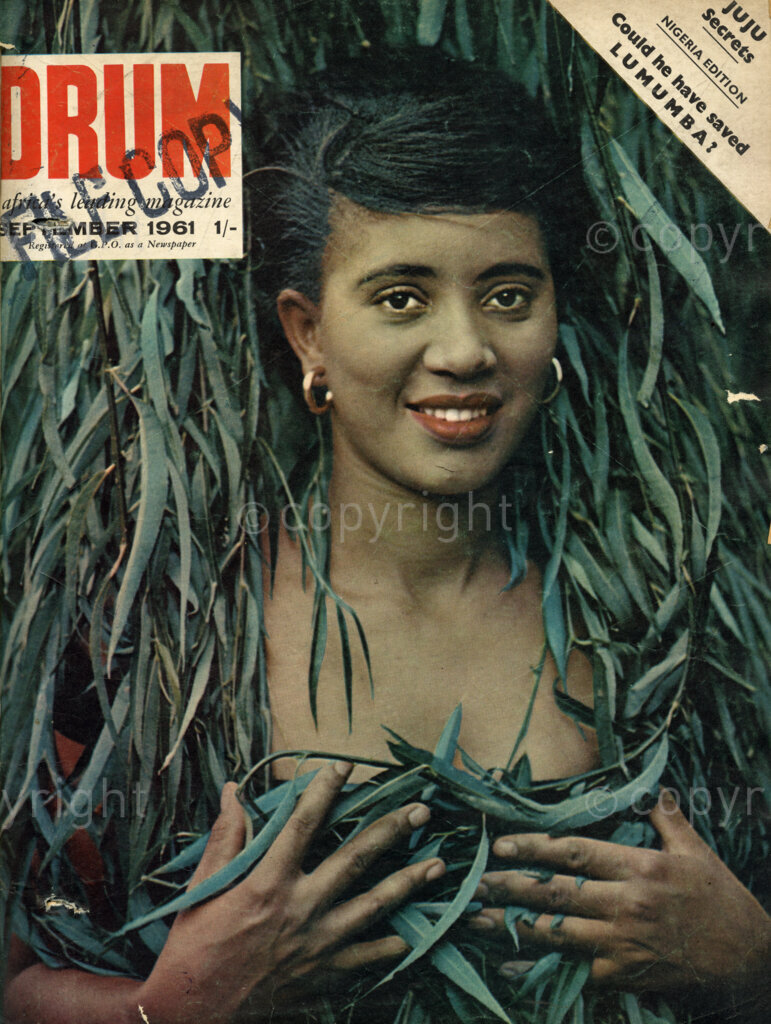 Juju Secrets; Could he have saved Lumumba? Verso: Cover girl Marion Morel.