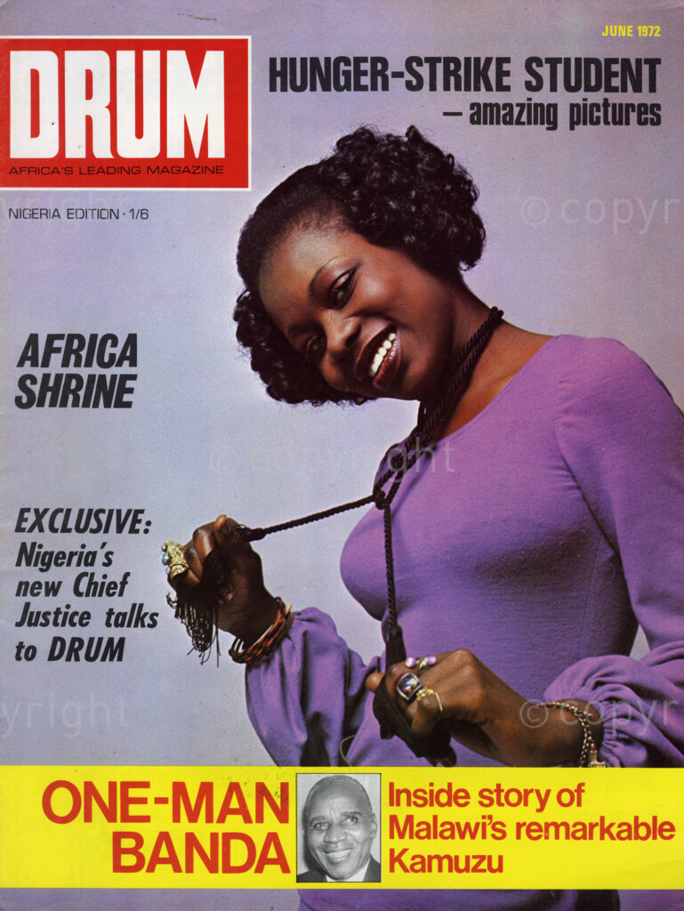 Hunger Strike Student; One-Man Banda: Inside story of Malawi's remarkable Kamuzu; Verso: Cover girl Baaba.