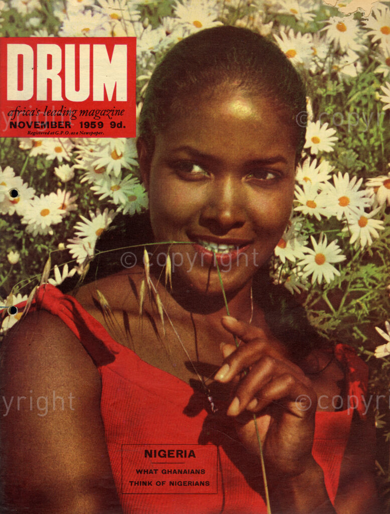 What Ghanaians Think Of Nigerians; Verso: Cover girl Marpessa Dawn, and she is our newest film star. She was born in the smoggy U.S. steel city of Pittsburgh in 1933.