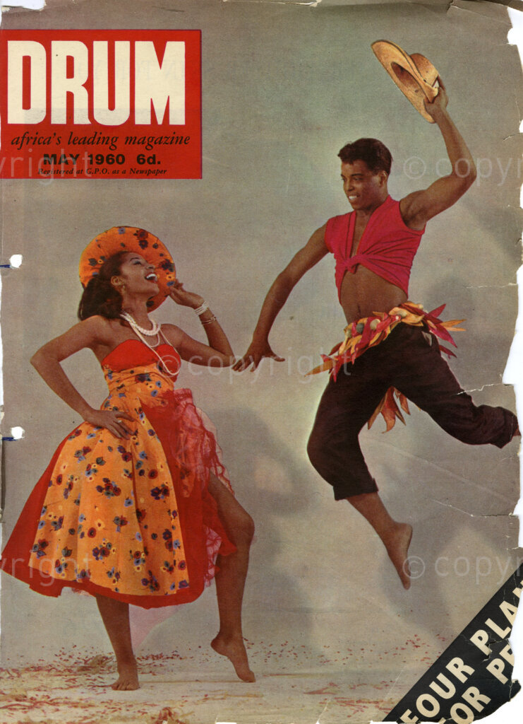 BAHA Drum Magazine cover, South Africa edition, May 1960.