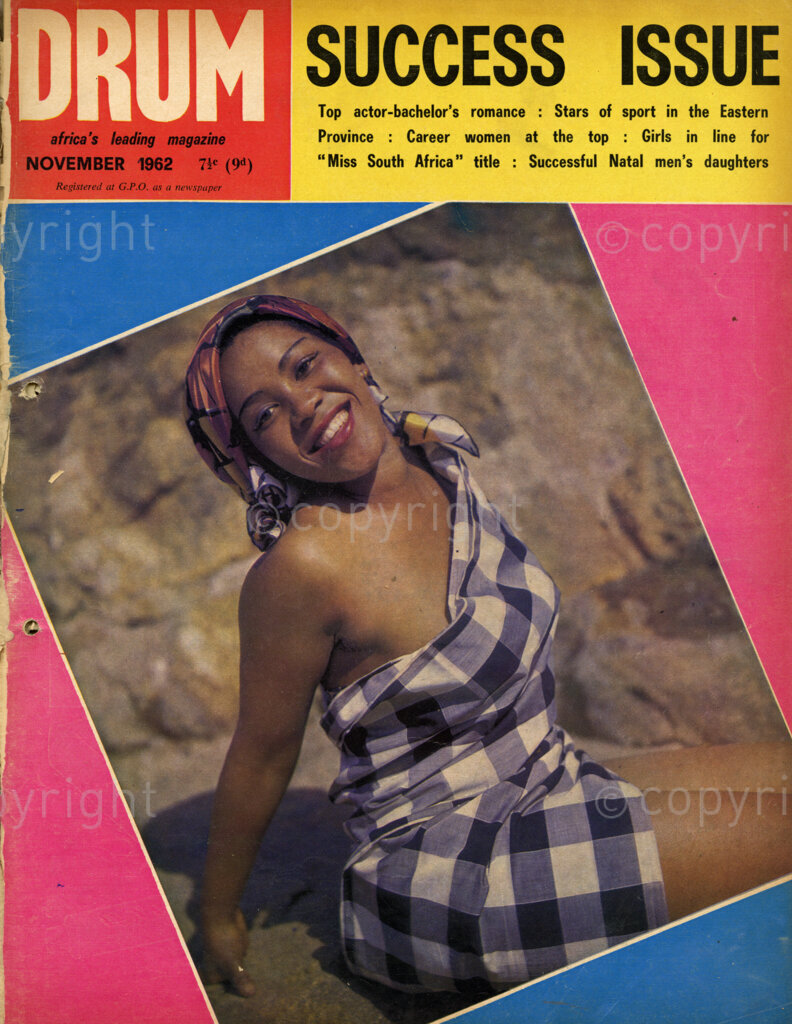 Success Issue; Verso: Cover girl Lylie Mntuyedwa, just 20 and with bubbling personality, one of the Dube village, Johannesburg.