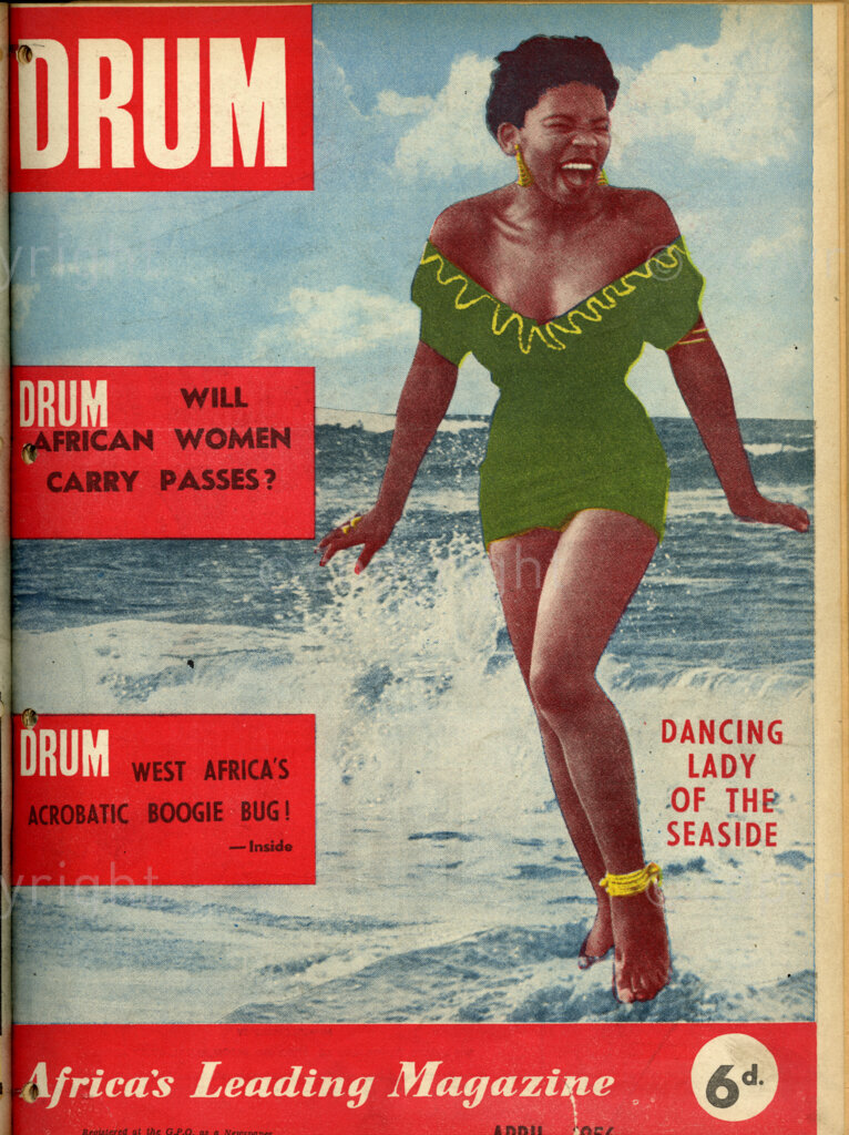 Will African Women Carry Passes? Verso: Dancing Lady of the Seaside – Ivy (Congo girl) Williams, 18 year old has danced herself into Durban's nite life all the way from East London.