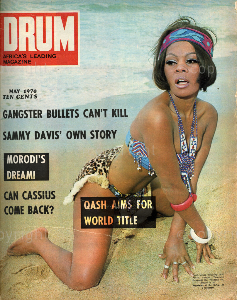 Gangster bullets can't kill; Sammy Davis's own story; Morodi's dream! Can Cassis come back? Qash aims for World Title; Verso: Cover girl – Doreen Webster is one of the outstanding members of Alf Herberts fabulous African follies. Nightclubbers couldn’t see and hear enough of adorable Doreen on the follies recent tour of Portuguese territories of Angola and Mozambique.