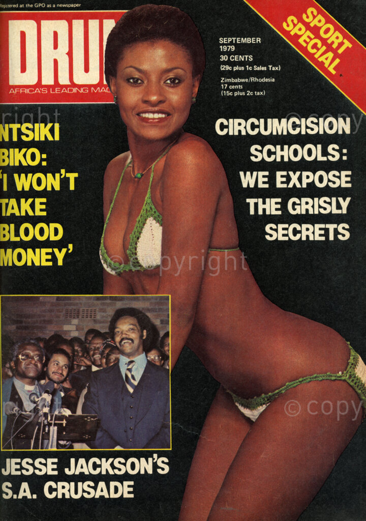 Ntsiki Biko: 'I won't take blood money'; Circumcision schools: We expose the grisly secrets; Jesse Jackson's S.A. crusade
