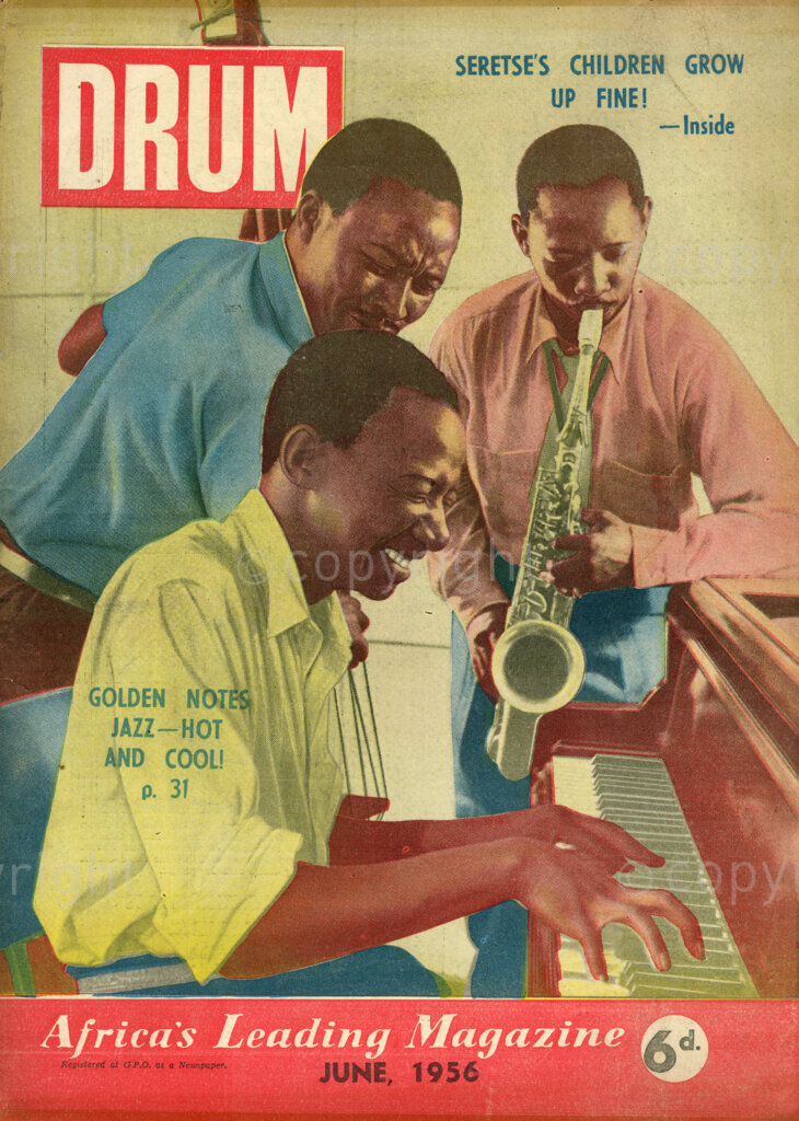 Seretse's children grow up fine! Golden Notes Jazz – Hot and Cool! Verso: Jacob 