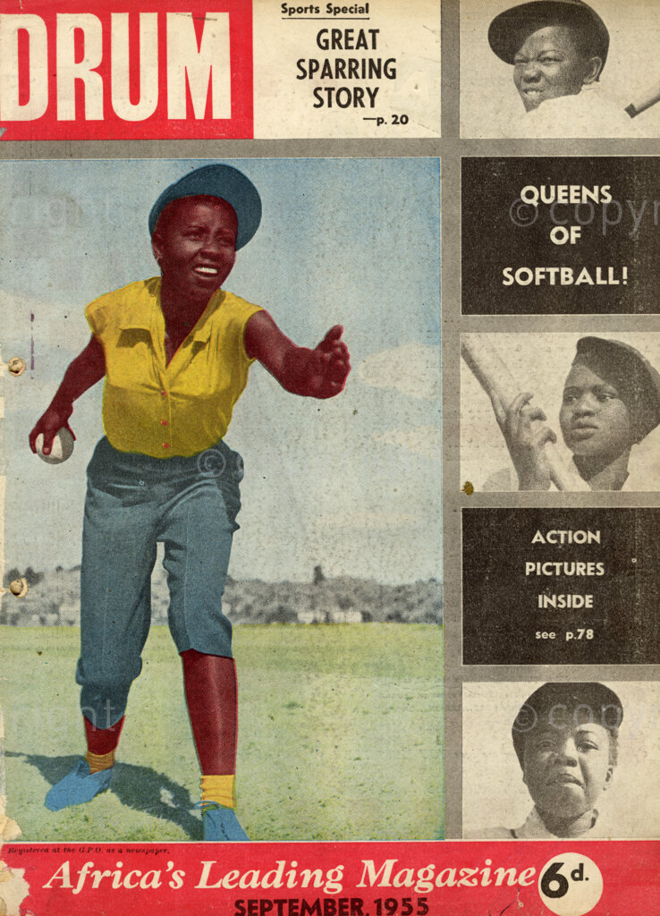 Great sparring story; Queens of softball! Verso: Queens of softball – softball has always been a rugged bruising game but that hasn’t stopped the girls like Happy of the Red Sox.