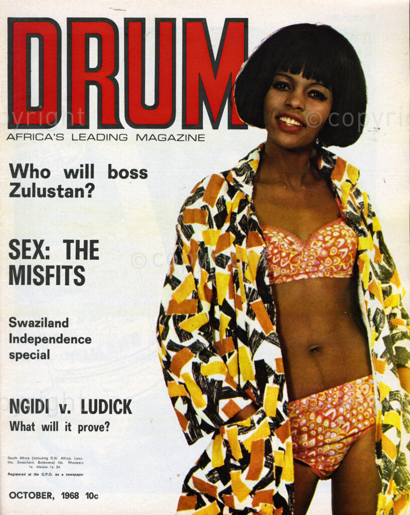 Who will boss Zulustan? Sex: the Misfits; Verso: Cover girl – 22 year old Kubi Ghaza is quite the best bit of womanhood Rhodesia's produced for a long, long time.