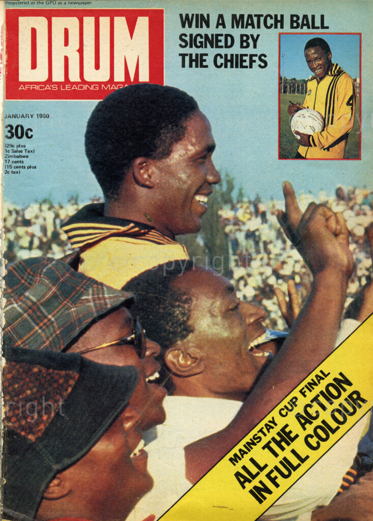 Mainstay Cup Final: All the action in full colour; Verso: Ace Ntsoelengoe is carried shoulder high at the final whistle.