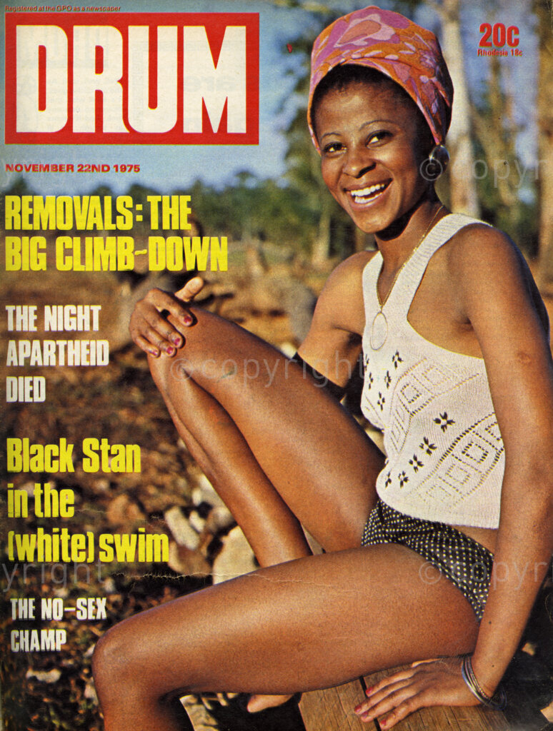 Removals: The Big Climb-down; The night apartheid died; Black Stan in the (white) swim